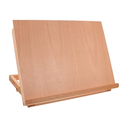 Gatuida Tisch Staffelei Holz Verstellbares Zeichentablett für Künstler Faltbare Desktop Staffelei zum Zeichnen Malen und Skizzieren Robustes Design mit Antirutschpolstern Gatuida Tisch Staffelei Holz Verstellbares Zeichentablett für Künstler Faltbare Desktop Staffelei zum Zeichnen Malen und Skizzieren Robustes Design mit Antirutschpolstern von Gatuida