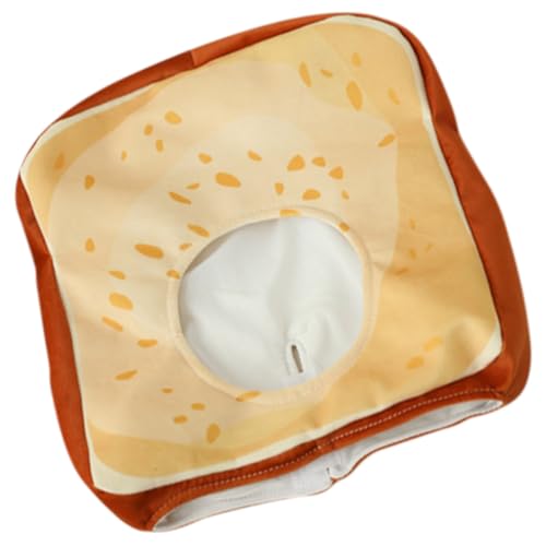 Gatuida Toast Brot Kopfbedeckung Plüsch Partyhut für Kuscheliges Kostüm Zubehör Niedliche Verkleidung Foto Requisite Gatuida Toast Brot Kopfbedeckung Plüsch Partyhut für Kuscheliges Kostüm Zubehör Niedliche Verkleidung Foto Requisite von Gatuida