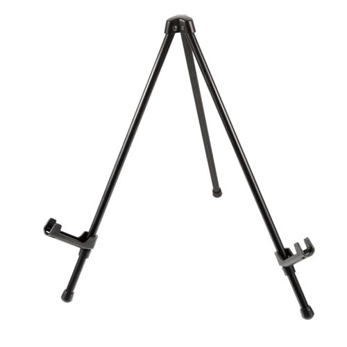 Gatuida Tragbare Mini Klappstaffelei aus Metall Verstellbarer Dreibein Ständer für Tisch Rutschfest Leicht und Robust für Kleine Gemälde Fotos Präsentationen und Dekorationen von Gatuida
