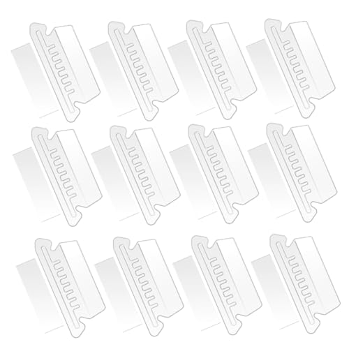Gatuida Transparente Abnehmbare PVC Registerkarten für Hängende Aktenordner Teiliges mit Papieretiketten Wiederverwendbare Robuste Dateiordner Zubehörteile für Büro und Archivierung Gatuida Transparente Abnehmbare PVC Registerkarten für Hängende Aktenordner Teiliges mit Papieretiketten Wiederverwendbare Robuste Dateiordner Zubehörteile für Büro und Archivierung von Gatuida