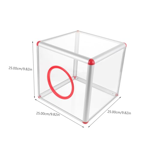 Gatuida Transparente Acryl Raffle Box Sichere Wahlurne mit Schlitz Vielseitige Losbox für Party Büro Spenden und Stabiler Behälter für Feierlichkeiten und Gewinnspiele von Gatuida