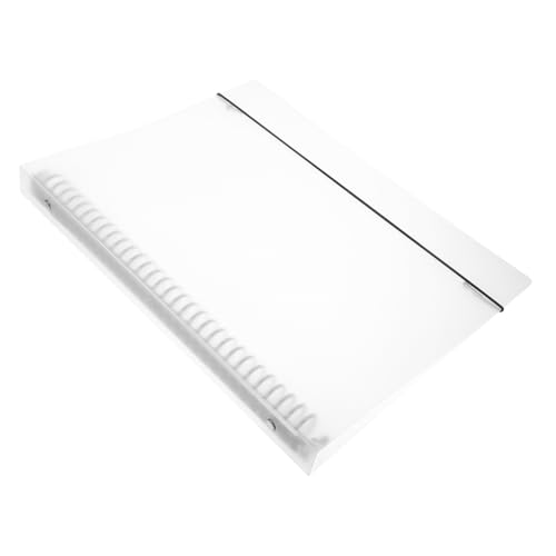 Gatuida Transparente Binder Hülle aus PP Nachfüllbare Notizbuch Umschlag mit Löchern Leicht und Stabil für Schule und Büro Praktischer Dokumentenordner Gatuida Transparente Binder Hülle aus PP Nachfüllbare Notizbuch Umschlag mit Löchern Leicht und Stabil für Schule und Büro Praktischer Dokumentenordner von Gatuida