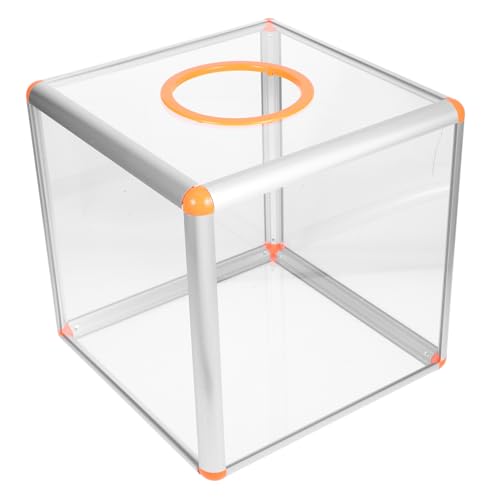 Gatuida Transparente Multifunktionale Box Würfelförmige Wahlurne für Spenden Raffle und Aufbewahrungsbox für Partys Veranstaltungen Gewinnspiele und Geschäftstreffen von Gatuida