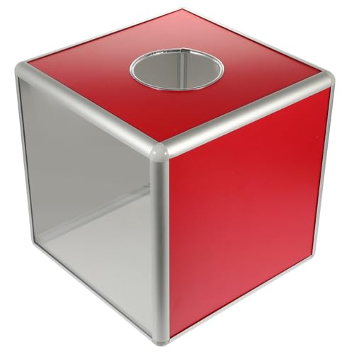 Gatuida Transparente Multifunktionale Losbox mit Aluminiumrahmen Stabile Wahlurne und Spendenbox für Meetings Veranstaltungen Sichere Stimmen und Spendensammlung Zufällige Zufällige Farbe Gatuida Transparente Multifunktionale Losbox mit Aluminiumrahmen Stabile Wahlurne und Spendenbox für Meetings Veranstaltungen Sichere Stimmen und Spendensammlung Zufällige Zufällige Farbe von Gatuida