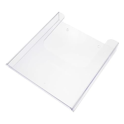 Gatuida Transparenter Wandprospekthalter Brochure Holder Moderner Wandorganizer für Büro Dokumentenständer Platzsparender Stehsammler für Prospekte und Kataloge Gatuida Transparenter Wandprospekthalter Brochure Holder Moderner Wandorganizer für Büro Dokumentenständer Platzsparender Stehsammler für Prospekte und Kataloge von Gatuida