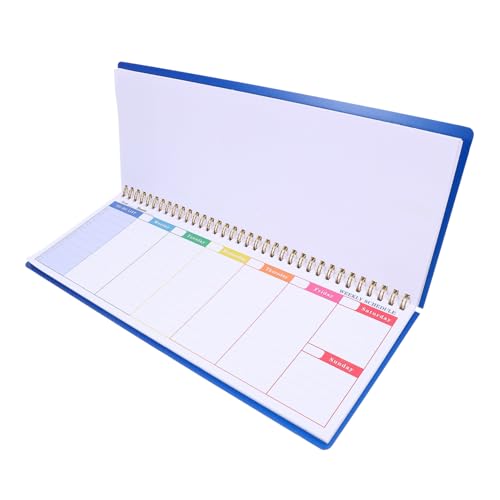 Gatuida Undatierter Wochenplaner Spirale Notizblock Wochenübersicht Strukturiert Vielseitig Einsetzbar für Büro Schule Zuhause Praktischer Zeitplaner mit To Do Liste Blau Gatuida Undatierter Wochenplaner Spirale Notizblock Wochenübersicht Strukturiert Vielseitig Einsetzbar für Büro Schule Zuhause Praktischer Zeitplaner mit To Do Liste Blau von Gatuida