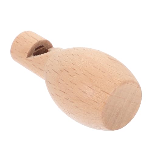 Gatuida Unfertige Holzpfeife Musikinstrument aus Holz zum Bemalen Sicher Langlebig und Ergonomisch Geeignet für Mädchen Hörentwicklung von Gatuida