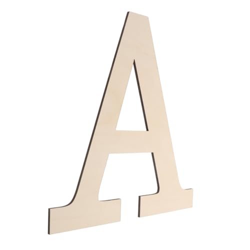 Gatuida Unlackiertes Holzbuchstaben Dekoration Diy Malbuchstaben für Wanddekoration für Partys und Hochzeiten von Gatuida