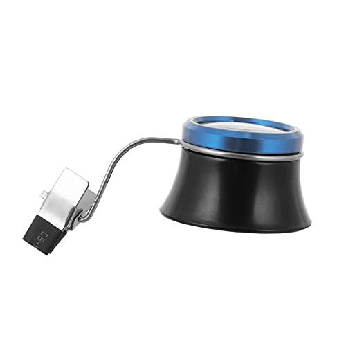 Gatuida Vergrößerungslupe mit Clip für Brillenträger Uhrmacher und Juwelierwerkzeug Leichtes Reparatur Magnifier für Feine Details Tragbar und Stoßfest für Schmuck und Uhreninspektion von Gatuida