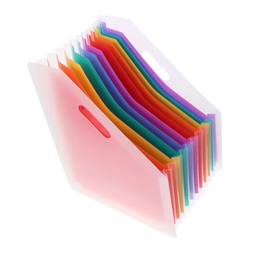 Gatuida Vertikaler Aktenordner mit Großen Fächern Fächerfolder für Quittungen Dokumente und Prüfungen Platzsparendes Design für Büro und Zuhause von Gatuida