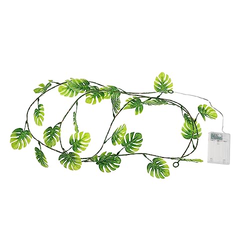 Gatuida Vine String Light LED Künstliche Monstera Lichterkette für Hochzeitsdekoration Party Wohnkultur Kupferdraht mit Lichtern Batterie nicht Enthalten Gatuida Vine String Light LED Künstliche Monstera Lichterkette für Hochzeitsdekoration Party Wohnkultur Kupferdraht mit Lichtern Batterie nicht Enthalten von Gatuida