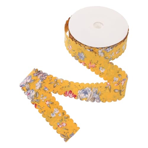 Gatuida Vintage Floral Ribbon Retro Blumenband mit Wellenkante Farbiges Stickmuster für Diy Haarschleifen Hüte und Accessoires Yards Gatuida Vintage Floral Ribbon Retro Blumenband mit Wellenkante Farbiges Stickmuster für Diy Haarschleifen Hüte und Accessoires Yards von Gatuida