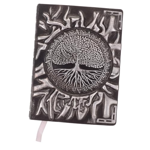 Gatuida Vintage PU Notizbuch mit Geprägtem Einband Vielseitiges Journal und Tagebuch für Schule Büro Reisen Leichtes Handliches Notizheft für Notizen Skizzen und Erinnerungen Silber Gatuida Vintage PU Notizbuch mit Geprägtem Einband Vielseitiges Journal und Tagebuch für Schule Büro Reisen Leichtes Handliches Notizheft für Notizen Skizzen und Erinnerungen Silber von Gatuida