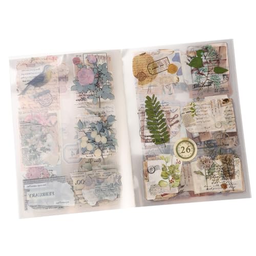 Gatuida Vintage Scrapbook Sticker mit Ästhetischen Lebendigen Motiven für Journaling DIY Handarbeiten und Fotoalben Leicht Haftend Vielseitig für Planer Tagebücher und Einladungen Gatuida Vintage Scrapbook Sticker mit Ästhetischen Lebendigen Motiven für Journaling DIY Handarbeiten und Fotoalben Leicht Haftend Vielseitig für Planer Tagebücher und Einladungen von Gatuida