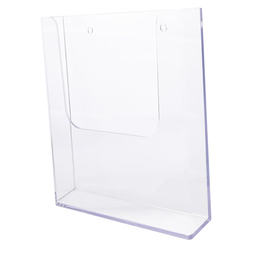 Gatuida Wandmontierter Hängeregistratur Organizer mit Großem Fassungsvermögen Transparenter Wandordnerhalter für Büro Zeitschriftenständer Prospekt und Dokumentenaufbewahrung von Gatuida