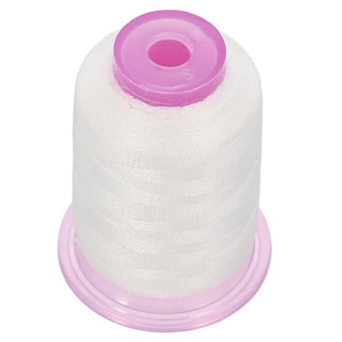 Gatuida Wasserlösliches Stickgarn Yards Nähfaden aus Vinyon und Proteinfaser Langlebig für Nähmaschine und Handstickerei Vielseitig Geeignet für Baumwolle Seide Leinen von Gatuida