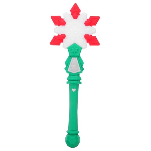 Gatuida Weihnachtsleuchtender Schneeflockenstab, LED-leuchtende Prinzessinnen-Schneeflockenstäbe, Zauberstäbe für Feiertage, Geburtstagsfeiern, Kostüme, Partyzubehör von Gatuida