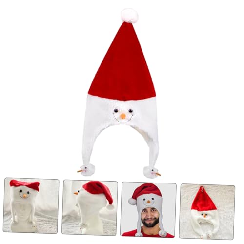 Gatuida Weihnachtsmütze Rote Santa Claus Mütze Weihnachtsdeko Partyhut Warm Für Familie Weihnachtsfeier Karneval Cosplay Bühnenauftritt von Gatuida