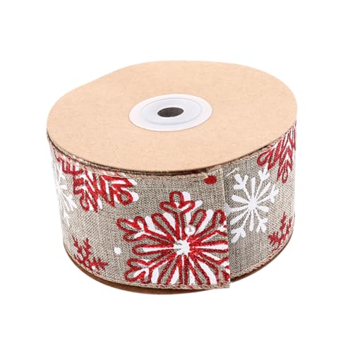 Gatuida Weihnachtsschleifenband Weihnachtsbaum Dekoband mit Schneeflockenmuster Geschenkband für Weihnachtsdeko DIY Basteln Geschenkverpackung und Festtagsornamente Gatuida Weihnachtsschleifenband Weihnachtsbaum Dekoband mit Schneeflockenmuster Geschenkband für Weihnachtsdeko DIY Basteln Geschenkverpackung und Festtagsornamente von Gatuida
