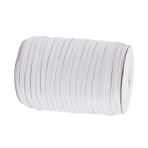 Gatuida Weißes Flaches Elastisches Band Breit Hochwertiges Polyester Stretchband zum Nähen von Kleidung für DIY Bündchen Ärmel und Hosenbund Gatuida Weißes Flaches Elastisches Band Breit Hochwertiges Polyester Stretchband zum Nähen von Kleidung für DIY Bündchen Ärmel und Hosenbund von Gatuida