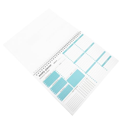 Gatuida Wochenplaner Notizblock Abreißbar Format Wöchentliche To do liste Täglicher Planer Notizblock für Arbeit Studium Praktischer Organizer mit Glatter Oberfläche für Effektive von Gatuida