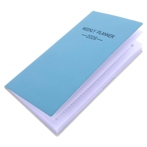 Gatuida Wochenplaner Organizer mit Elegantem PU Einband Tragbarer Notizblock für Reise Büro und Zuhause Terminplanung und Organisation von Gatuida