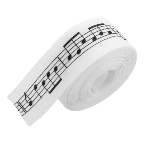 Gatuida Yards Notenband Geschenkverpackungsband Breites Satinband Musiknoten Dekoratives Geschenkband für Geburtstag Weihnachten Party Feier Gatuida Yards Notenband Geschenkverpackungsband Breites Satinband Musiknoten Dekoratives Geschenkband für Geburtstag Weihnachten Party Feier von Gatuida