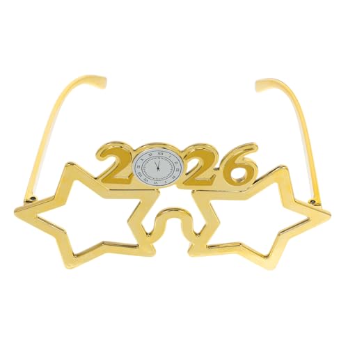 Gatuida Year Party Brille Gold Kreative Zahlenform Leichtes Bequemes Design Fotorequisite für Silvesterfeiern und Festliche Partys Gatuida Year Party Brille Gold Kreative Zahlenform Leichtes Bequemes Design Fotorequisite für Silvesterfeiern und Festliche Partys von Gatuida