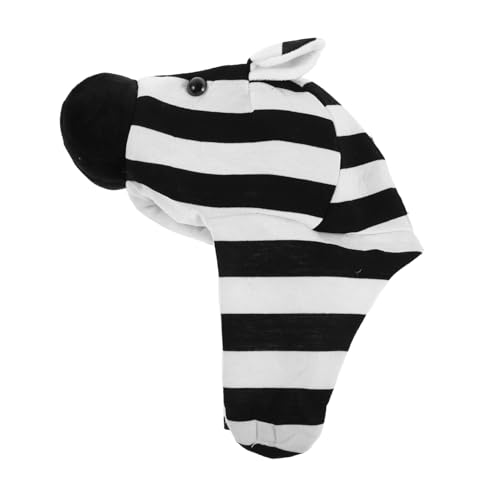 Gatuida Zebra Kostüm Hut Verstellbar Lustiges Tierkopf Zubehör für Halloween Karneval und Motto Partys Erwachsene und Komfortabler Zebra Hut von Gatuida