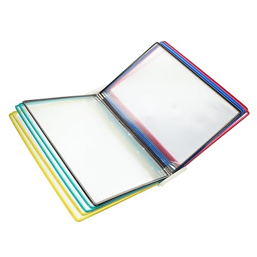 Gatuida Zeitschriftenordner-Organizer Wandmontierte Dokumentenhalter Aktenordner für die Wandmontage Inhaber Dokumentenhalter für das Büro schubladentrenner Wand-Mail-Halter PVC von Gatuida