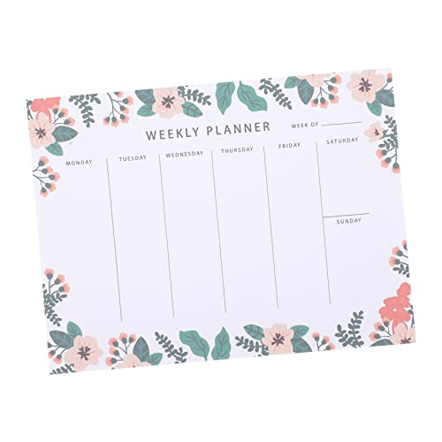 Gatuida wöchentlicher Kalenderplaner Notizblock notizzettel notizklotz dating kalender notitzzettelblock Schreibwaren Wochenplaner Pad Tag notizbuch schreibtische Schreibtischplaner Papier von Gatuida