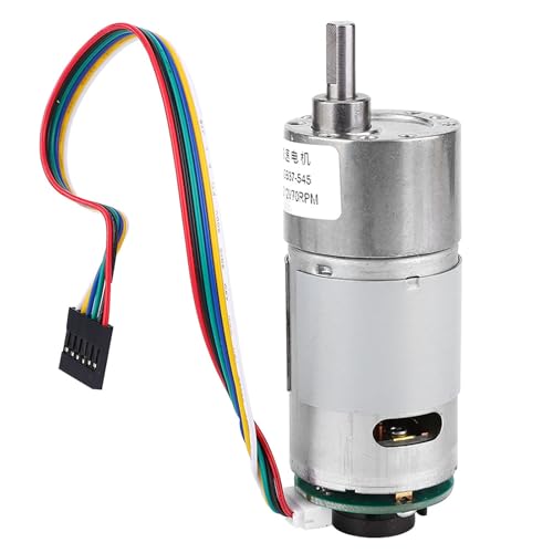 Großer Torsionsgetriebe Motor mit Encoder 12/24 -V -Stromgeschwindigkeitsreduzierung Motor 10~1500 U/min Drehzahl (12V, speed 500) von Gavigain