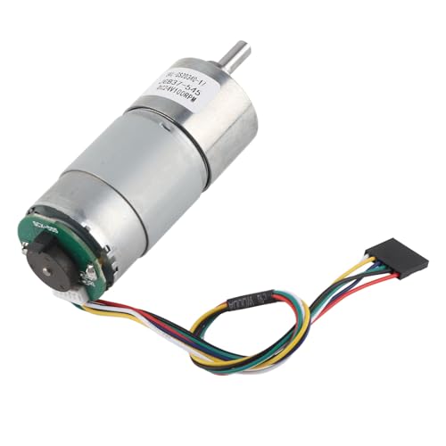 Großer Torsionsgetriebe Motor mit Encoder 12/24 -V -Stromgeschwindigkeitsreduzierung Motor 10~1500 U/min Drehzahl (24V, speed 100) von Gavigain