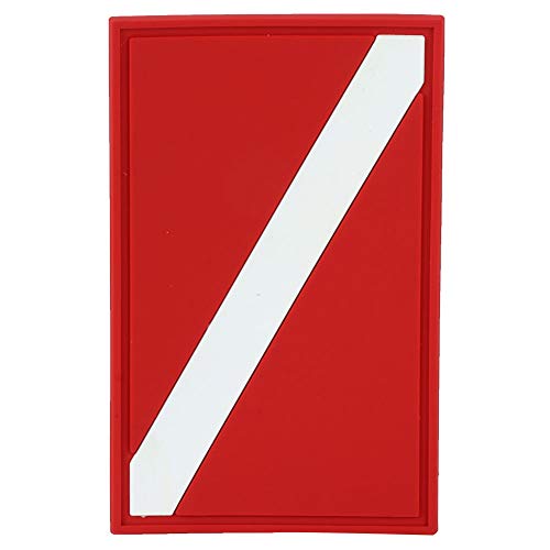 PVC Diving Flag Patch Patch Backpack Badge Ersatzzubehör für Tauchbegeisterte PVC Diving Flag Patch Patch Backpack Badge Ersatzzubehör für Tauchbegeisterte von Gavigain