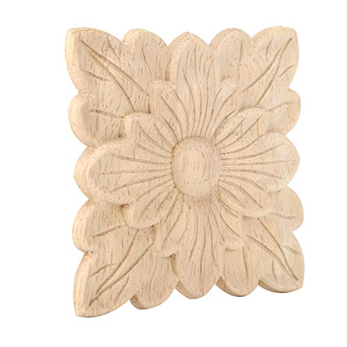 holz verzierung möbel aus Holz Geschnitzte Rosenapplikationen 4 Stück Unbemalte Rosenschnitzerei-Aufkleber Für Schrank Schublade Wand Kopfteil Kommode Spiegel Rosetten-Inlay-Aufkleber Ornamente holz verzierung möbel aus Holz Geschnitzte Rosenapplikationen 4 Stück Unbemalte Rosenschnitzerei-Aufkleber Für Schrank Schublade Wand Kopfteil Kommode Spiegel Rosetten-Inlay-Aufkleber Ornamente von Gavigain
