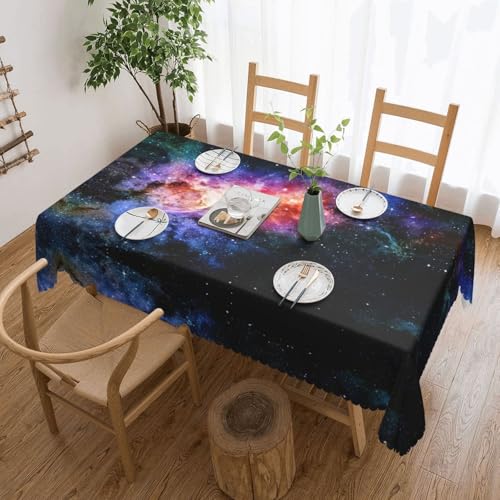 Galaxy in The Universe wasserdichte Polyester-Tischdecke, schützt und dekoriert Tische für Camping und Partys Galaxy in The Universe wasserdichte Polyester-Tischdecke, schützt und dekoriert Tische für Camping und Partys von GaxfjRu
