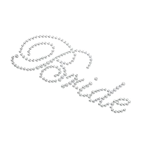 Gazechimp Hochzeit Brautschuhe Sticker "Bride" Schuhe Aufkleber Schuhschmuck Klar Gazechimp Hochzeit Brautschuhe Sticker "Bride" Schuhe Aufkleber Schuhschmuck Klar von Gazechimp