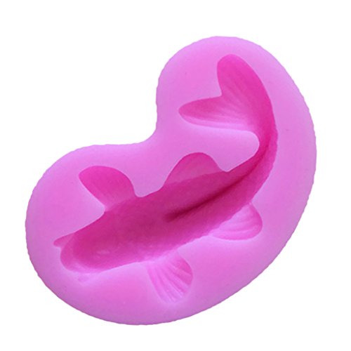 Gazechimp Silikon-Form für Fondant/Schokolade/Zuckerverzierung, für Cupcakes, Mehr Form - Rosa 3D-Karpfen-Fische, 7,5 x 4,2 x 2,2 cm Gazechimp Silikon-Form für Fondant/Schokolade/Zuckerverzierung, für Cupcakes, Mehr Form - Rosa 3D-Karpfen-Fische, 7,5 x 4,2 x 2,2 cm von Gazechimp