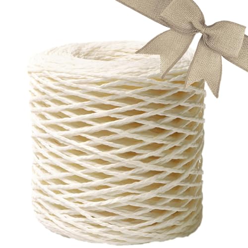 Raffia Ribbon Raffia Paper Craft Ribbon Bastdraht Zum Selbermachen Mit Natürlicher Farbe Und Mattierter Textur Für Dekoration, Bastelprojekte, Strandtasche Raffiabast Papierband 150 M Raffia Ribbon Raffia Paper Craft Ribbon Bastdraht Zum Selbermachen Mit Natürlicher Farbe Und Mattierter Textur Für Dekoration, Bastelprojekte, Strandtasche Raffiabast Papierband 150 M von Gazocua