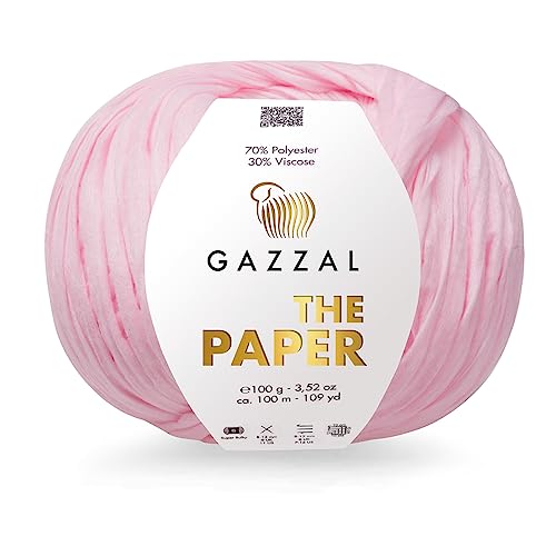 Gazzal The Paper Garn zum Stricken und Häkeln (3955) von Gazzal