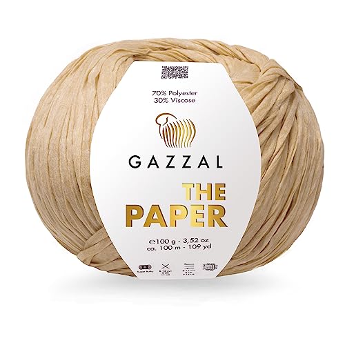 Gazzal The Paper Garn zum Stricken und Häkeln (3957) von Gazzal