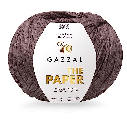 Gazzal The Paper Garn zum Stricken und Häkeln (3959) von Gazzal