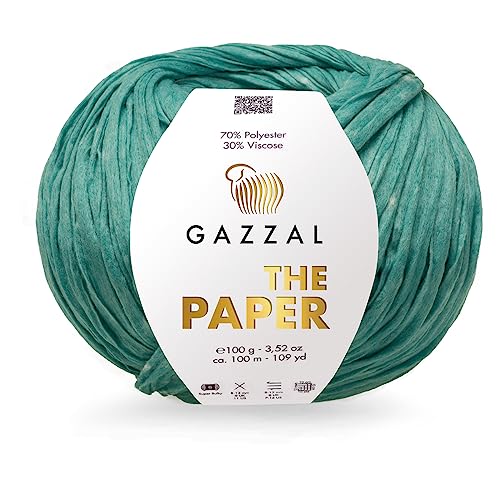 Gazzal The Paper Garn zum Stricken und Häkeln (3960) von Gazzal