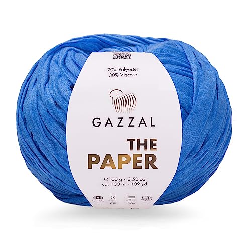 Gazzal The Paper Garn zum Stricken und Häkeln (3966) von Gazzal