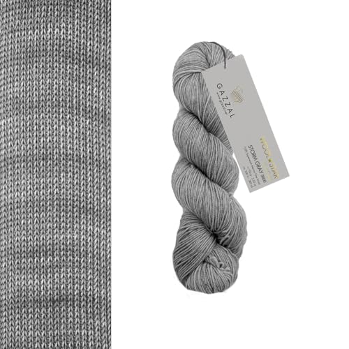 Gazzal Wool Star Handgefärbte Merinowolle zum Stricken und Häkeln (3800) von Gazzal