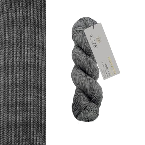 Gazzal Wool Star Handgefärbte Merinowolle zum Stricken und Häkeln (3801) von Gazzal