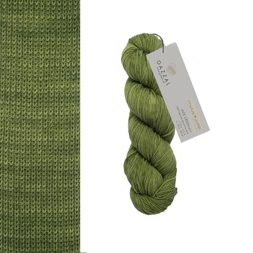 Gazzal Wool Star Handgefärbte Merinowolle zum Stricken und Häkeln (3817) von Gazzal