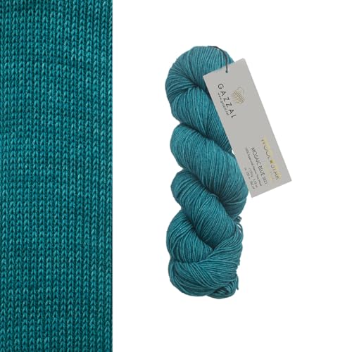 Gazzal Wool Star Handgefärbte Merinowolle zum Stricken und Häkeln (3821) von Gazzal