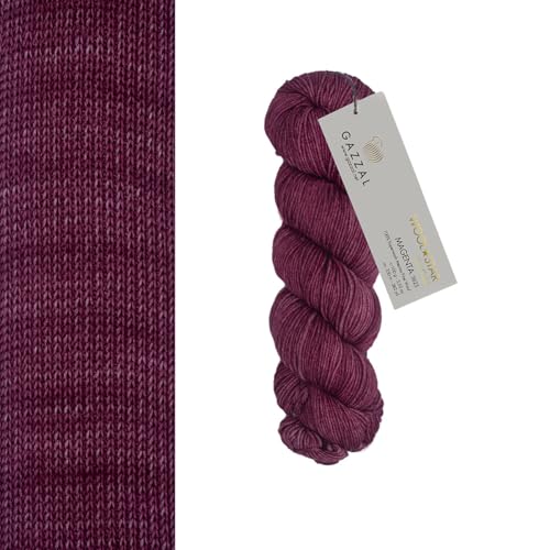 Gazzal Wool Star Handgefärbte Merinowolle zum Stricken und Häkeln (3826) von Gazzal