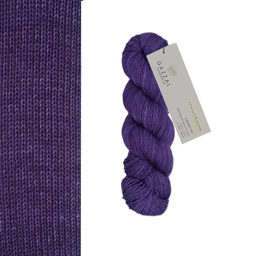 Gazzal Wool Star Handgefärbte Merinowolle zum Stricken und Häkeln (3827) von Gazzal